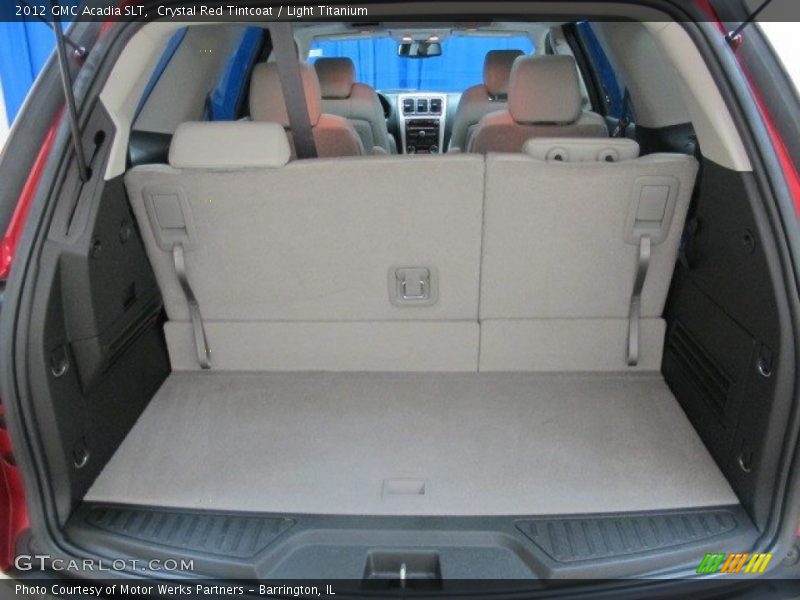 Crystal Red Tintcoat / Light Titanium 2012 GMC Acadia SLT