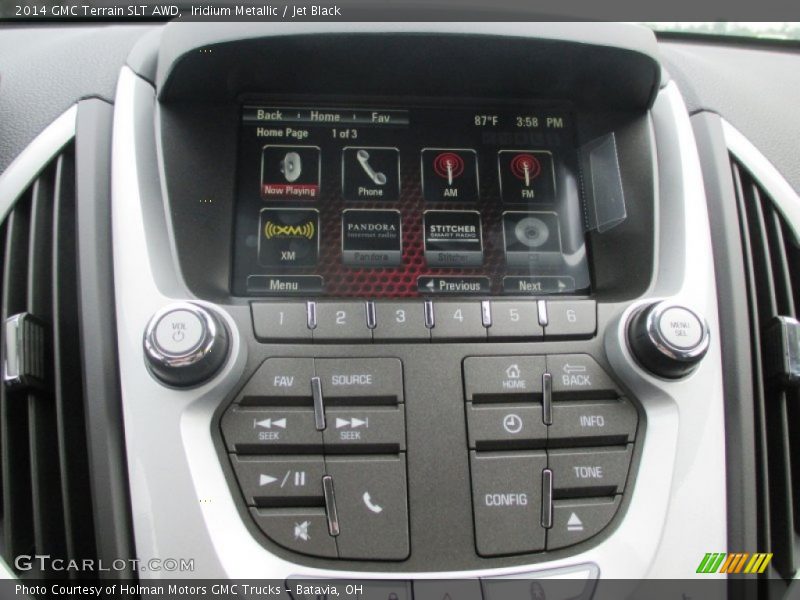 Iridium Metallic / Jet Black 2014 GMC Terrain SLT AWD