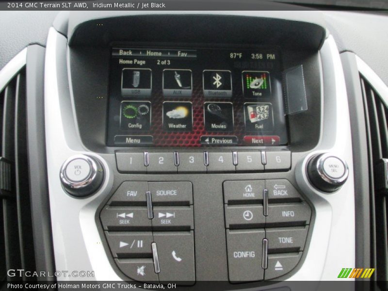 Iridium Metallic / Jet Black 2014 GMC Terrain SLT AWD