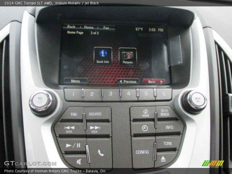Iridium Metallic / Jet Black 2014 GMC Terrain SLT AWD