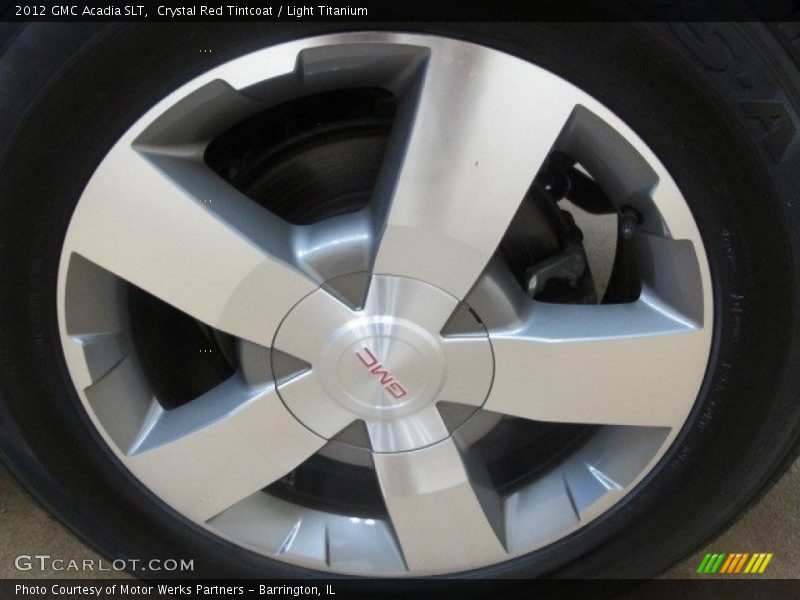 Crystal Red Tintcoat / Light Titanium 2012 GMC Acadia SLT
