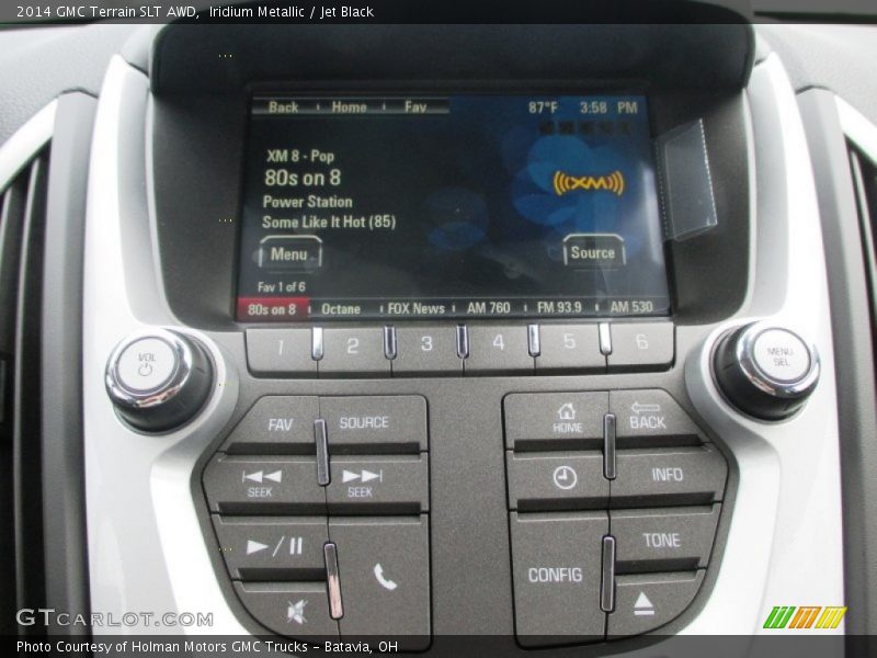 Iridium Metallic / Jet Black 2014 GMC Terrain SLT AWD