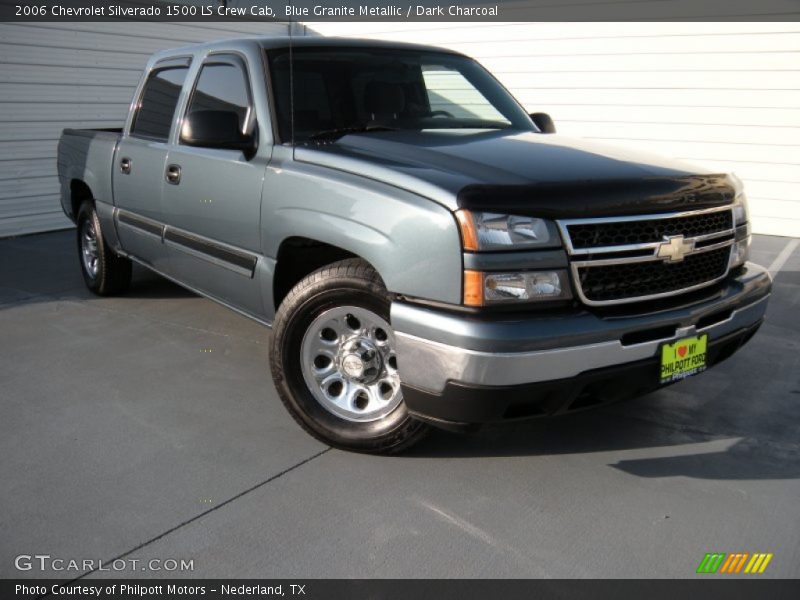 Blue Granite Metallic / Dark Charcoal 2006 Chevrolet Silverado 1500 LS Crew Cab