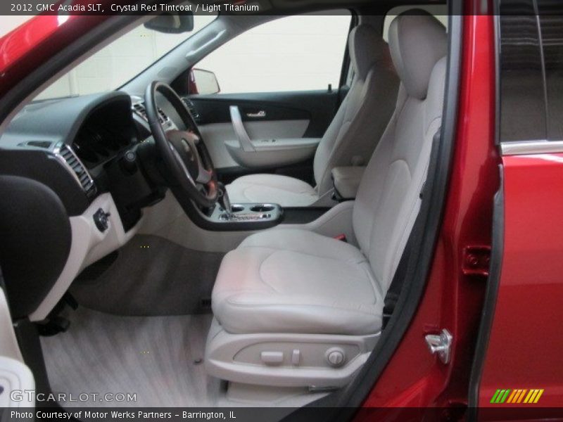 Crystal Red Tintcoat / Light Titanium 2012 GMC Acadia SLT
