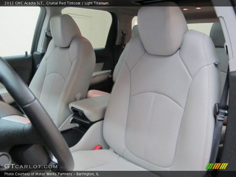 Crystal Red Tintcoat / Light Titanium 2012 GMC Acadia SLT