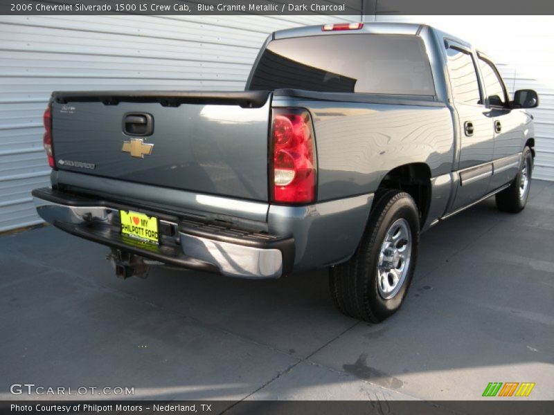 Blue Granite Metallic / Dark Charcoal 2006 Chevrolet Silverado 1500 LS Crew Cab