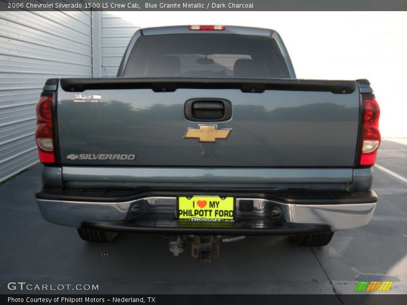 Blue Granite Metallic / Dark Charcoal 2006 Chevrolet Silverado 1500 LS Crew Cab
