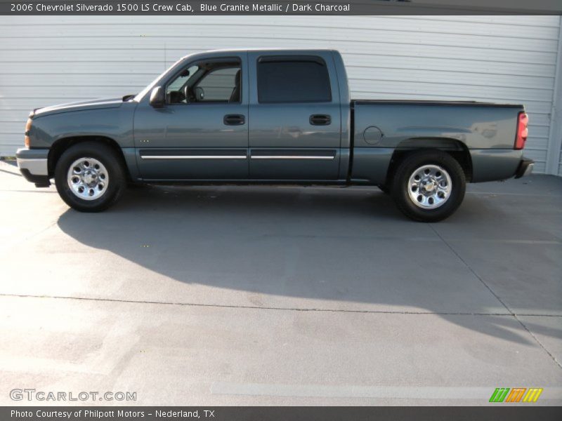 Blue Granite Metallic / Dark Charcoal 2006 Chevrolet Silverado 1500 LS Crew Cab