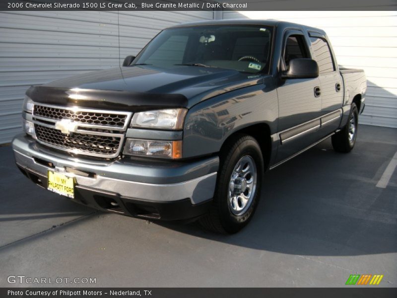 Blue Granite Metallic / Dark Charcoal 2006 Chevrolet Silverado 1500 LS Crew Cab