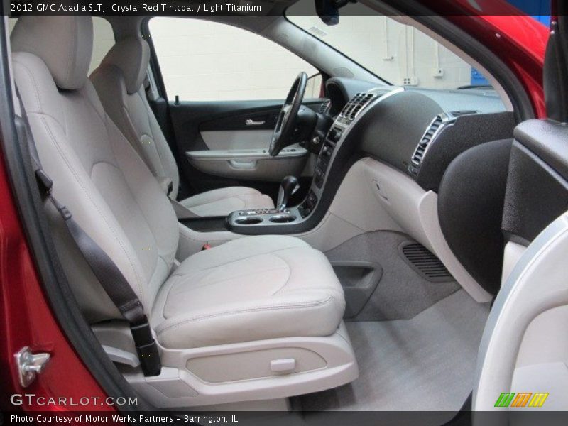 Crystal Red Tintcoat / Light Titanium 2012 GMC Acadia SLT