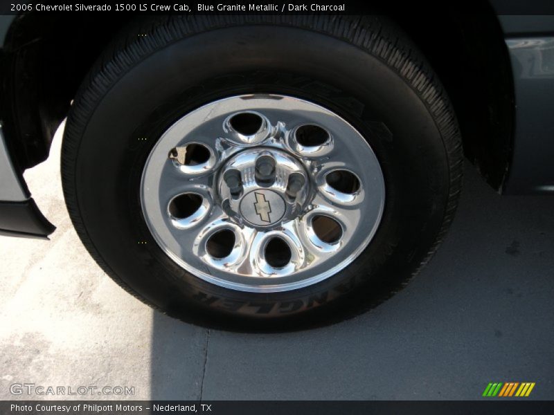 Blue Granite Metallic / Dark Charcoal 2006 Chevrolet Silverado 1500 LS Crew Cab