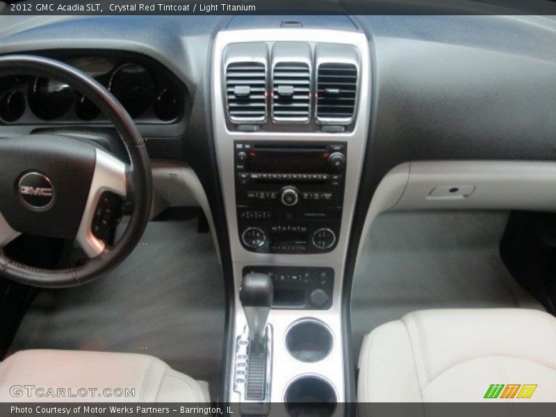 Crystal Red Tintcoat / Light Titanium 2012 GMC Acadia SLT