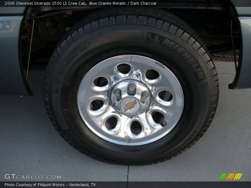 Blue Granite Metallic / Dark Charcoal 2006 Chevrolet Silverado 1500 LS Crew Cab