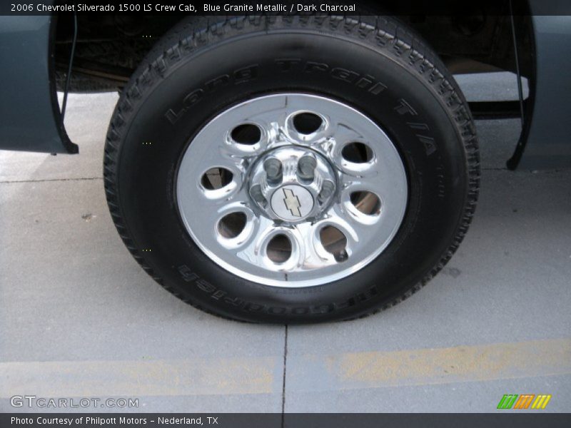 Blue Granite Metallic / Dark Charcoal 2006 Chevrolet Silverado 1500 LS Crew Cab