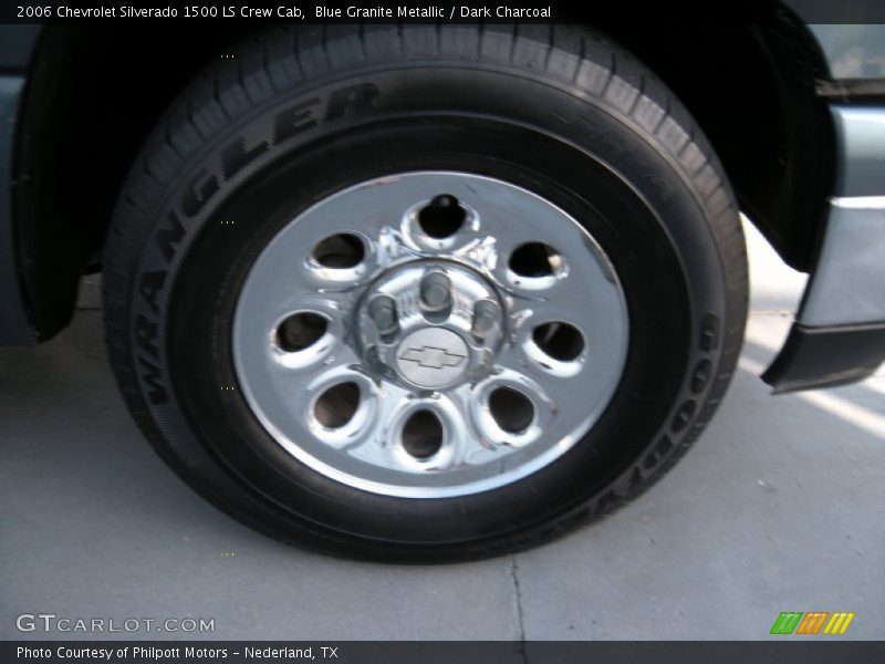 Blue Granite Metallic / Dark Charcoal 2006 Chevrolet Silverado 1500 LS Crew Cab