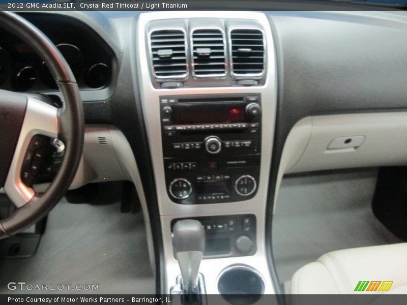 Crystal Red Tintcoat / Light Titanium 2012 GMC Acadia SLT