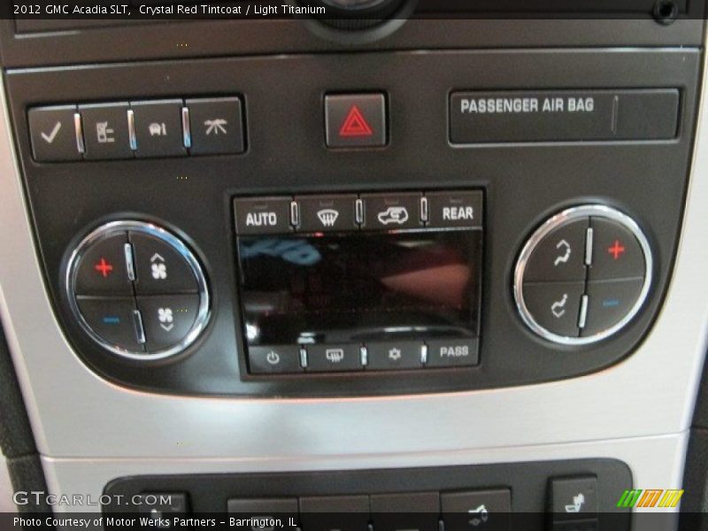 Crystal Red Tintcoat / Light Titanium 2012 GMC Acadia SLT