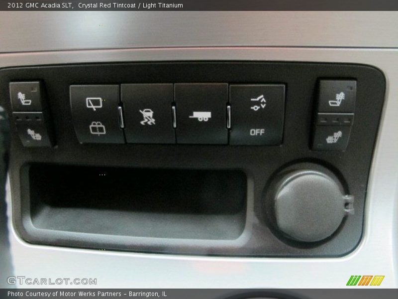 Crystal Red Tintcoat / Light Titanium 2012 GMC Acadia SLT