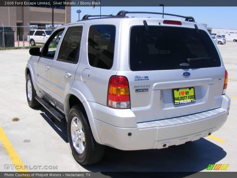 Silver Metallic / Ebony Black 2006 Ford Escape Limited