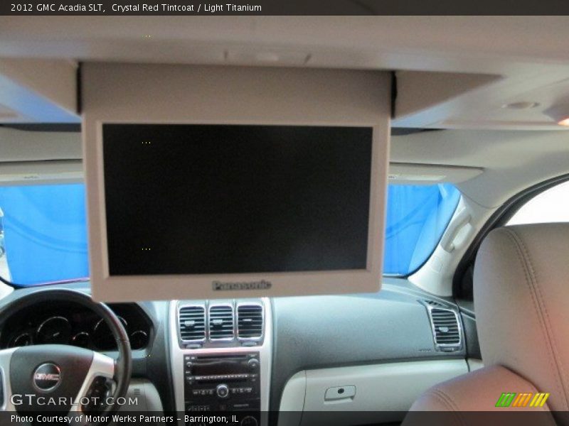 Crystal Red Tintcoat / Light Titanium 2012 GMC Acadia SLT