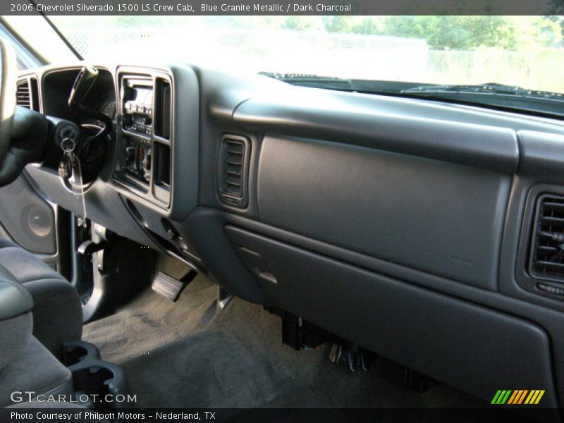 Blue Granite Metallic / Dark Charcoal 2006 Chevrolet Silverado 1500 LS Crew Cab
