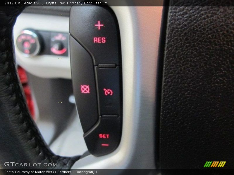 Crystal Red Tintcoat / Light Titanium 2012 GMC Acadia SLT