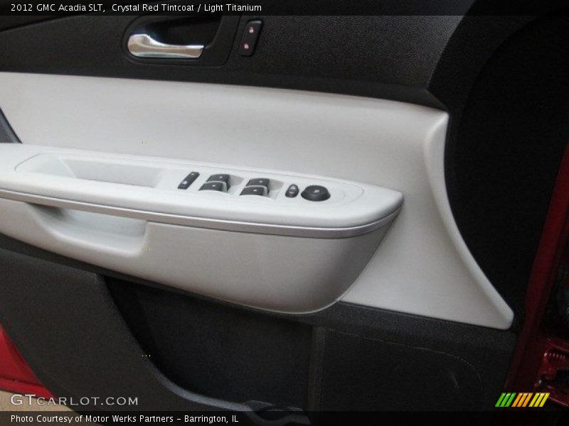 Crystal Red Tintcoat / Light Titanium 2012 GMC Acadia SLT