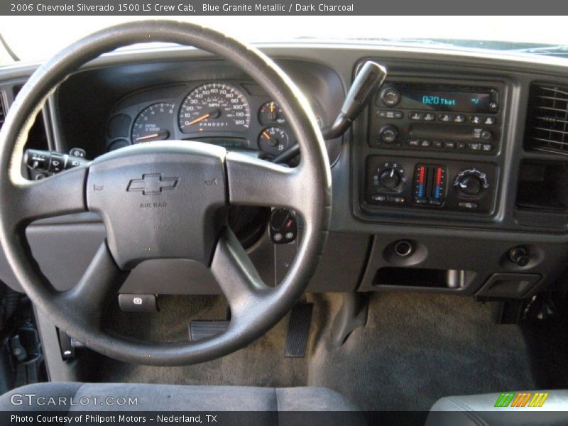 Blue Granite Metallic / Dark Charcoal 2006 Chevrolet Silverado 1500 LS Crew Cab