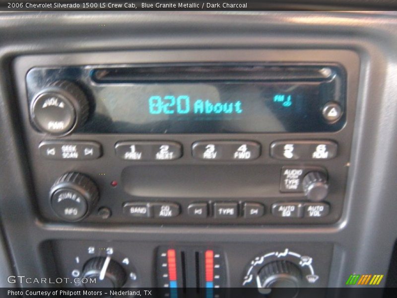 Blue Granite Metallic / Dark Charcoal 2006 Chevrolet Silverado 1500 LS Crew Cab