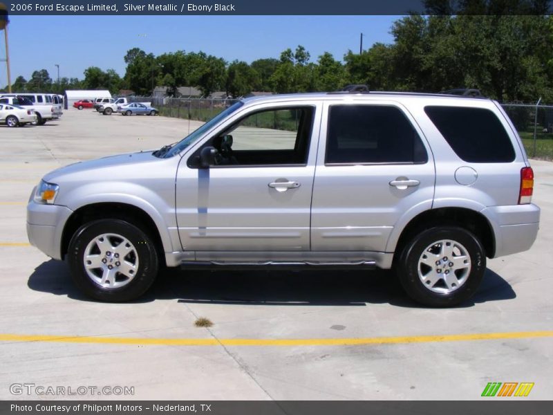 Silver Metallic / Ebony Black 2006 Ford Escape Limited