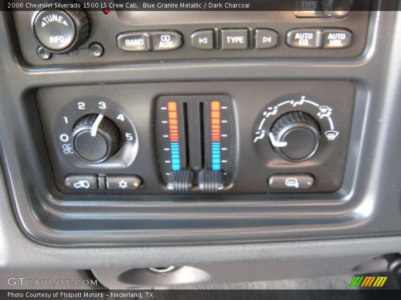 Blue Granite Metallic / Dark Charcoal 2006 Chevrolet Silverado 1500 LS Crew Cab