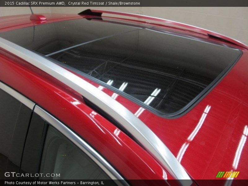 Crystal Red Tintcoat / Shale/Brownstone 2015 Cadillac SRX Premium AWD