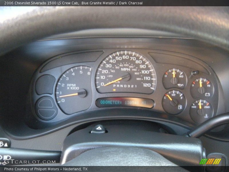 Blue Granite Metallic / Dark Charcoal 2006 Chevrolet Silverado 1500 LS Crew Cab