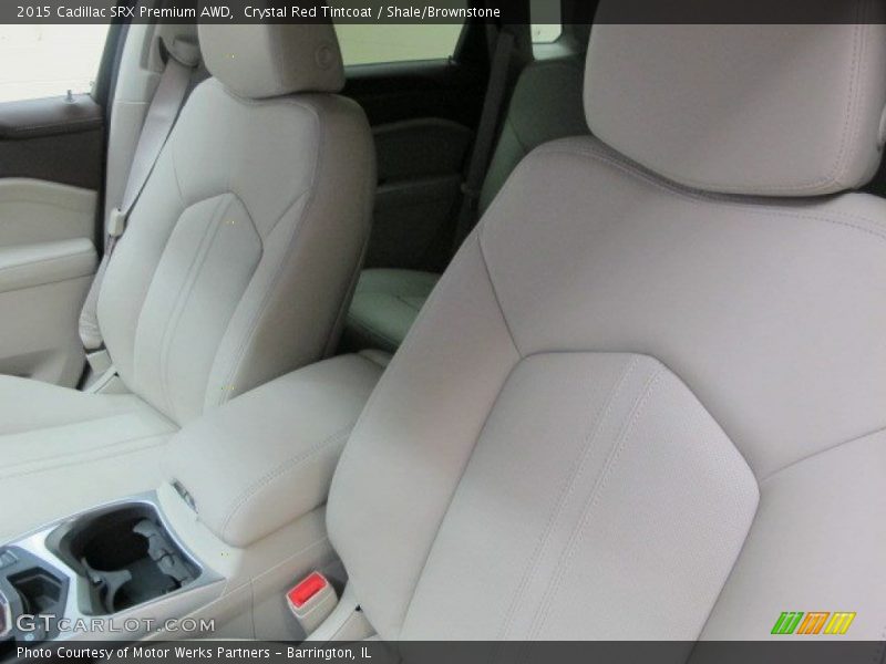 Crystal Red Tintcoat / Shale/Brownstone 2015 Cadillac SRX Premium AWD