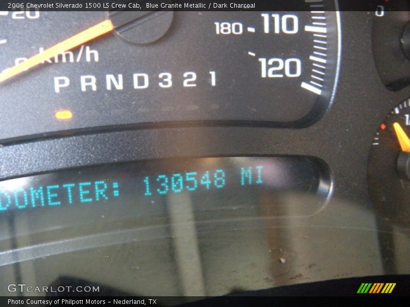 Blue Granite Metallic / Dark Charcoal 2006 Chevrolet Silverado 1500 LS Crew Cab