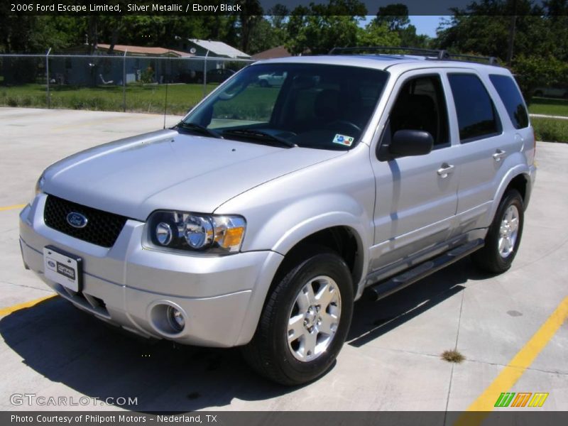 Silver Metallic / Ebony Black 2006 Ford Escape Limited