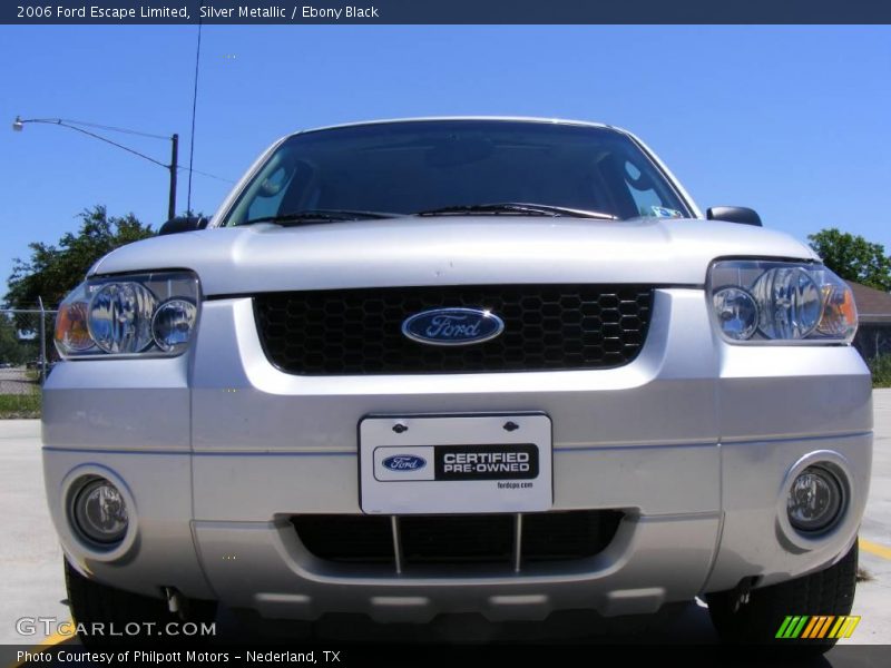 Silver Metallic / Ebony Black 2006 Ford Escape Limited