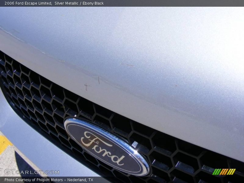 Silver Metallic / Ebony Black 2006 Ford Escape Limited