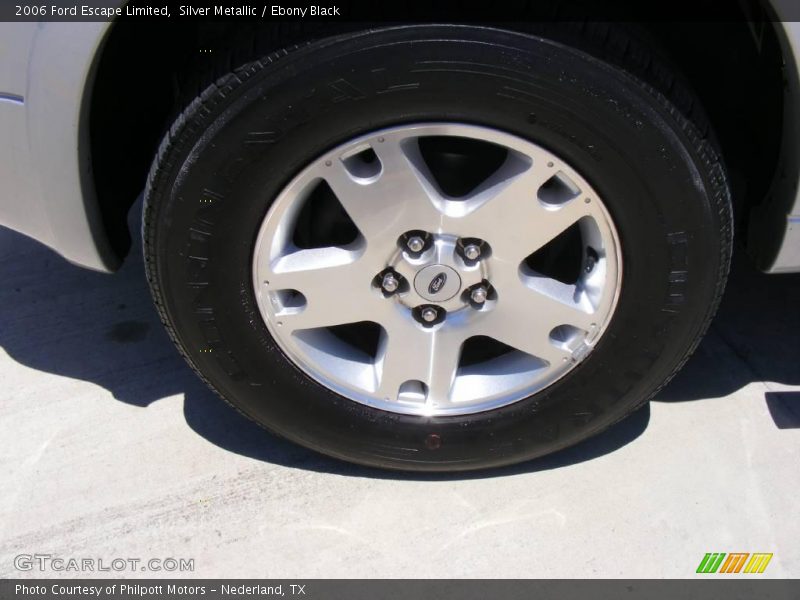 Silver Metallic / Ebony Black 2006 Ford Escape Limited