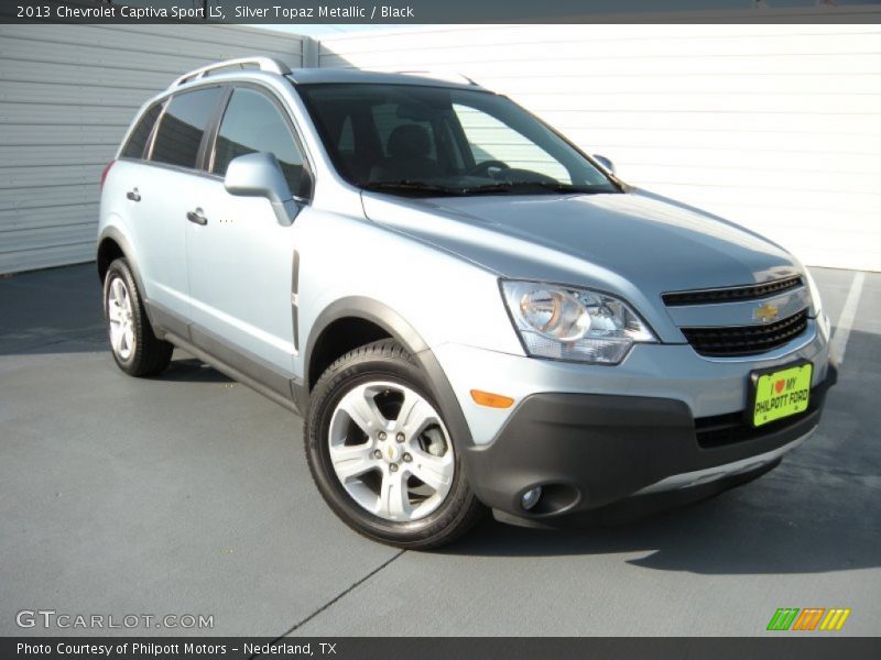 Silver Topaz Metallic / Black 2013 Chevrolet Captiva Sport LS
