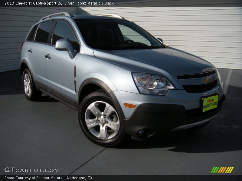 Silver Topaz Metallic / Black 2013 Chevrolet Captiva Sport LS