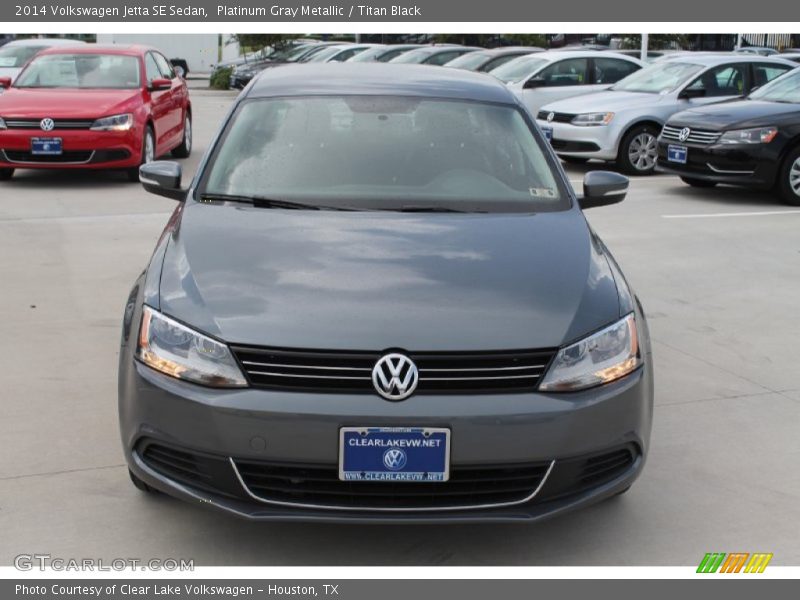 Platinum Gray Metallic / Titan Black 2014 Volkswagen Jetta SE Sedan