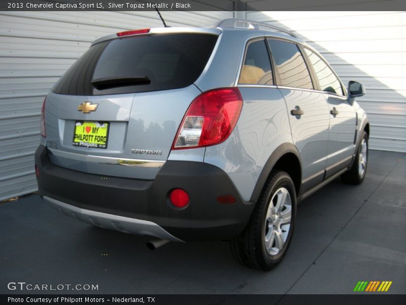 Silver Topaz Metallic / Black 2013 Chevrolet Captiva Sport LS