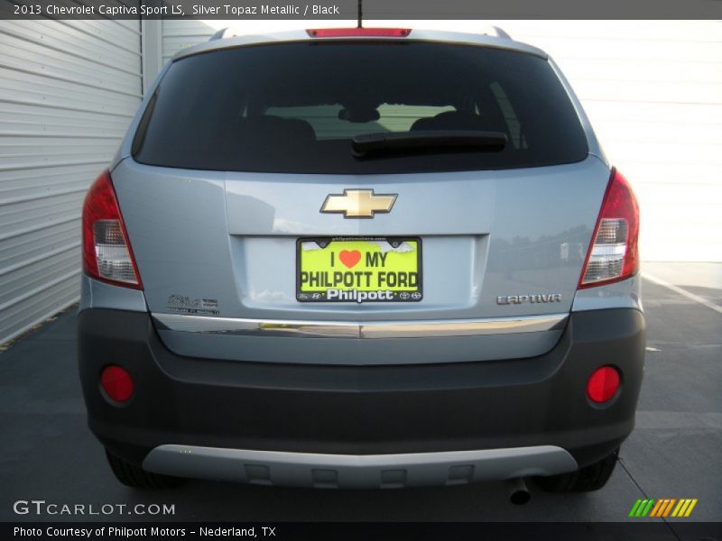Silver Topaz Metallic / Black 2013 Chevrolet Captiva Sport LS