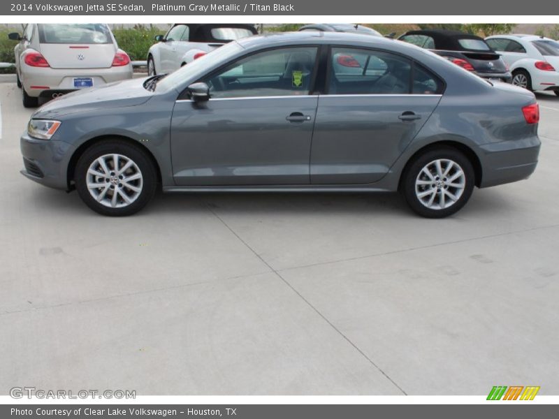 Platinum Gray Metallic / Titan Black 2014 Volkswagen Jetta SE Sedan