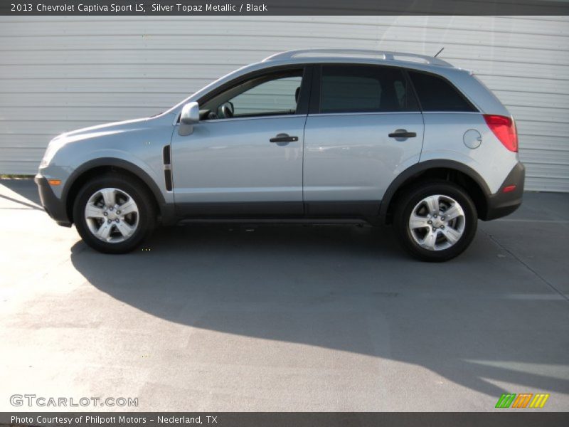 Silver Topaz Metallic / Black 2013 Chevrolet Captiva Sport LS