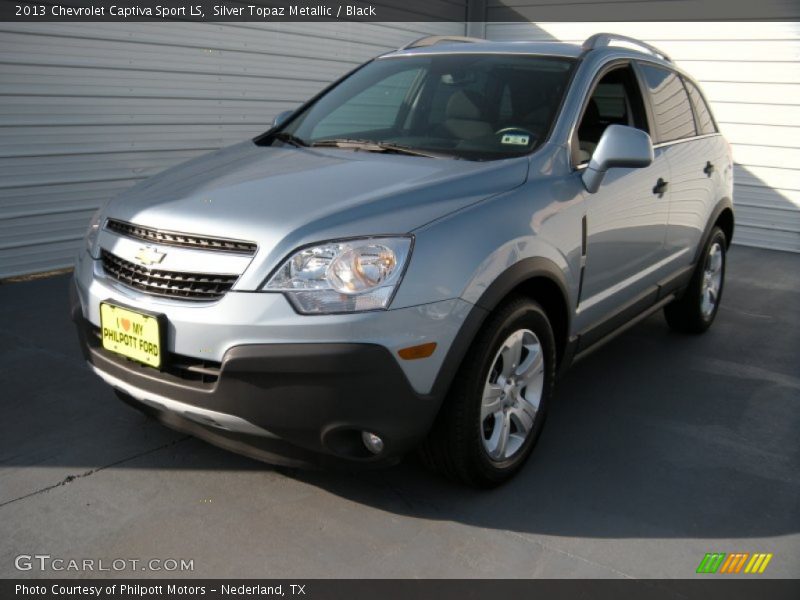 Silver Topaz Metallic / Black 2013 Chevrolet Captiva Sport LS