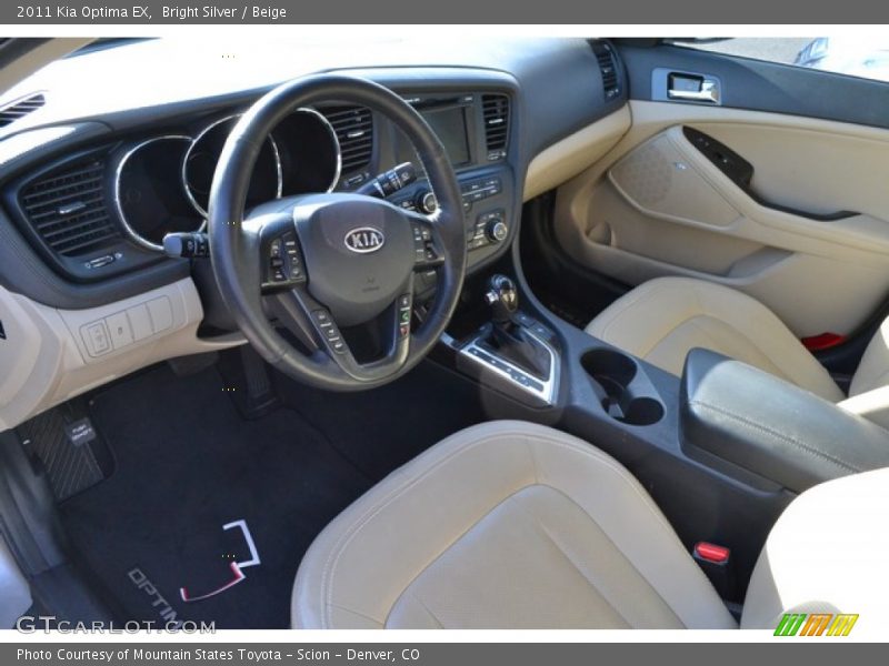 Bright Silver / Beige 2011 Kia Optima EX