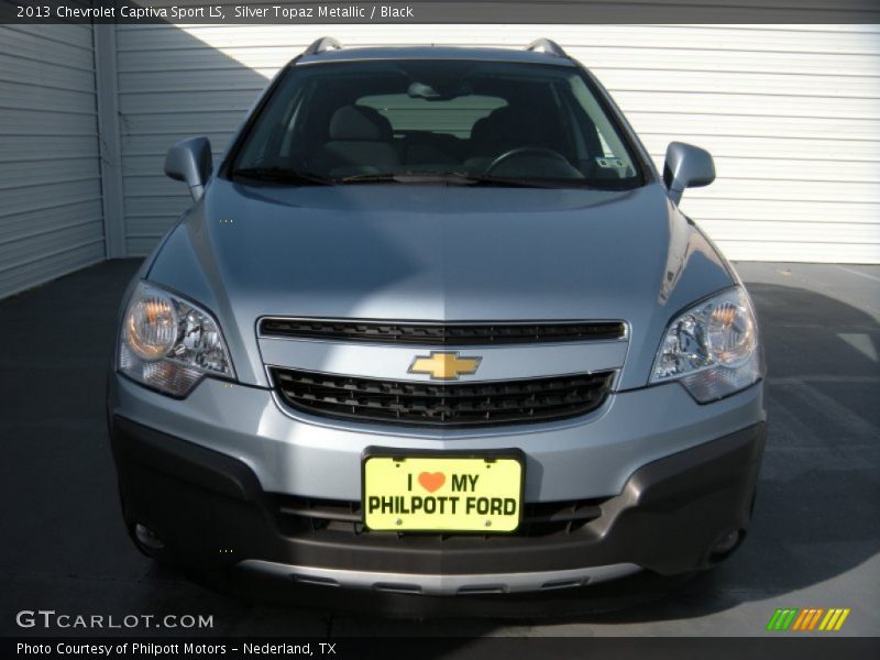 Silver Topaz Metallic / Black 2013 Chevrolet Captiva Sport LS