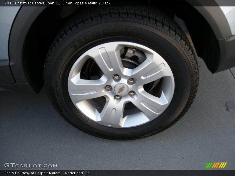 Silver Topaz Metallic / Black 2013 Chevrolet Captiva Sport LS